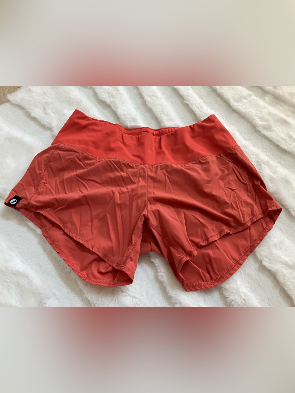 oiselle coral athletic shorts